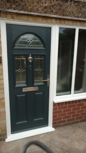 anthracite grey composite doors outside