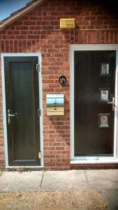 front door and outhouse door fitted in Nottingham
