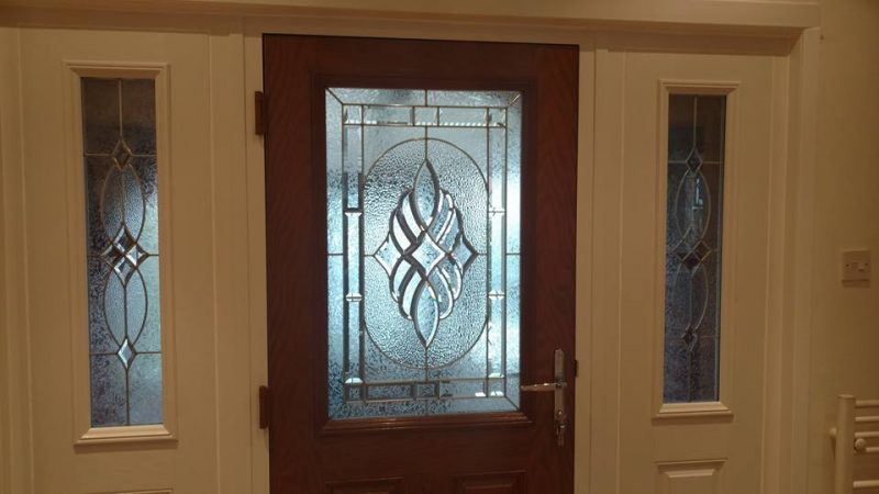 oak composite door